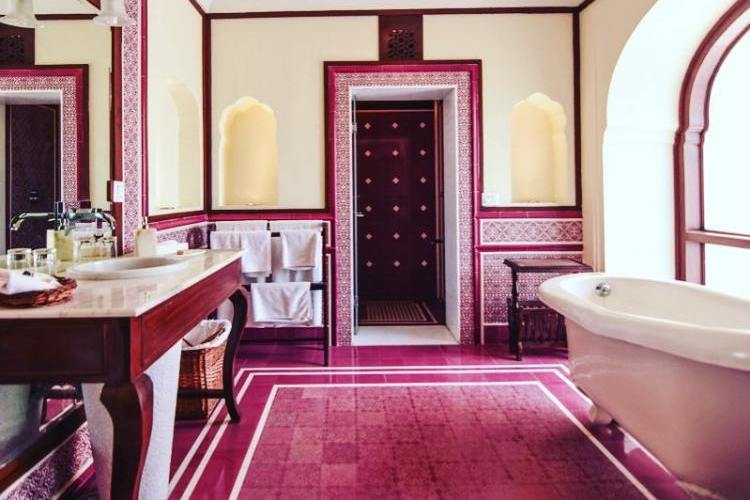 Badezimmer, Royal Heritage Haveli, Jaipur, Indien Rundreise