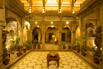 Brijrama Palace, Varanasi, Indien Rundreise