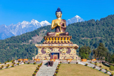Gautama Buddha, Ravangla, Indien Kulturreise, Sikkim