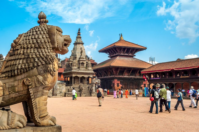 Durbar Square in Kathmandu, Nepal Reise