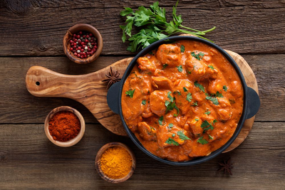 Butter Chicken, Indien Rundreise, Kulinarik