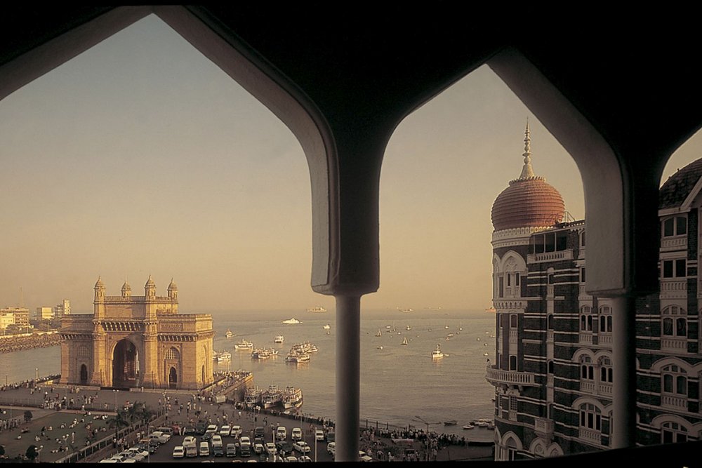 Aussicht, Taj Mahal Palace, Mumbai, Indien Reisen