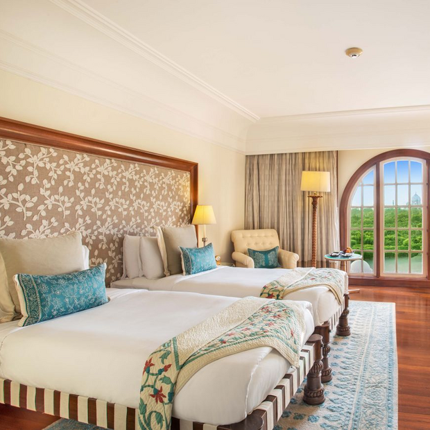 Rundreise Indien, Schlafzimmer, The Oberoi Amarvilas Resort, Agra, Indien