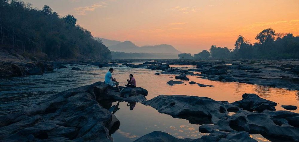 Fluss, Quiet by the river, Hotel, Slow Travel, Kerala, Indien Rundreise