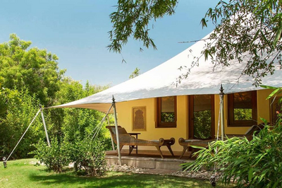 Luxuszelt im The Oberoi, Ranthambore, Indien Luxusreise