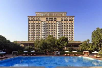 The Taj Mahal Hotel in Delhi, Indien Luxusreise, Außenansicht