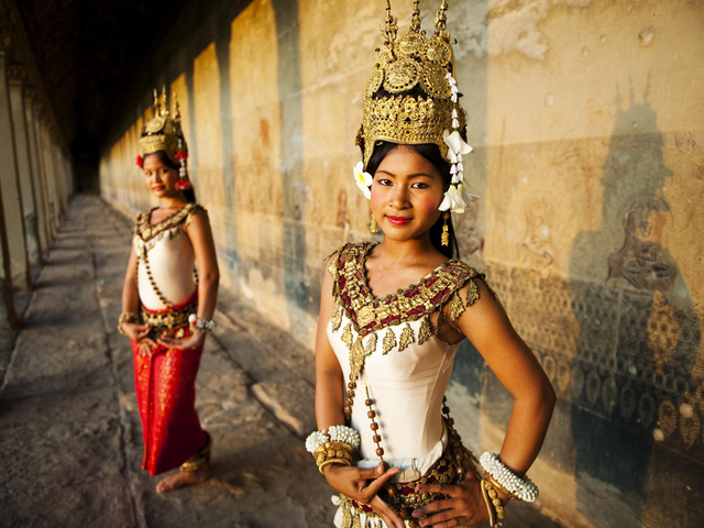 Aspara Tänzerinnen, Siem Reap, Kambodscha Reise, Traditionen