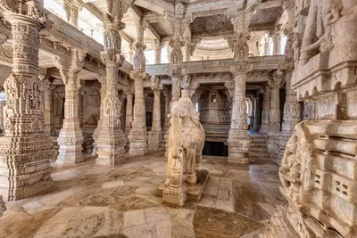 Jain Tempel, Ranakpur, Indien Rundreise