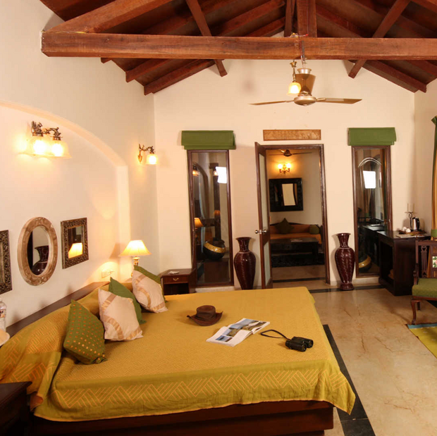 Suite, Chitvan Jungle Lodge, Kanha, Indien Rundreise