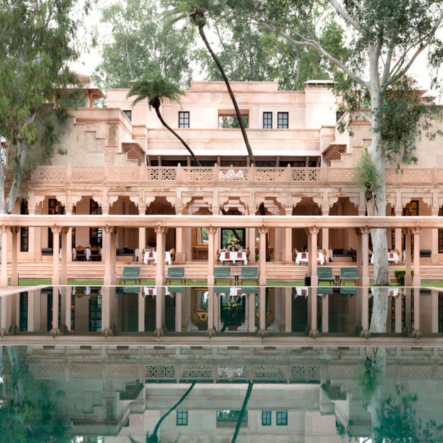Poolbereich, Amanbagh, Ajabgarh, Indien Reisen