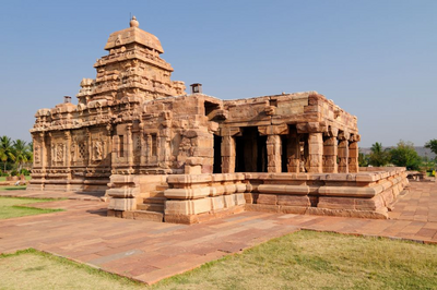 Tempelruinen Pattdadakal, Aihole, Indien Reise