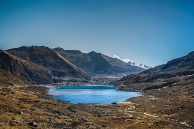 Tsomgo See, Sikkim, Indien Kulturreise, Landschaft