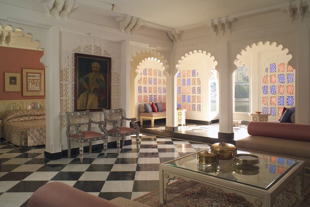 Uday Mahal Suite, Hotel Taj Lake Palace, Udaipur, Indien Reisen