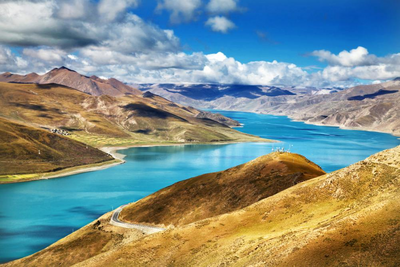 Yamdrok See, Lhasa, Tibet, Indien Kombinationsreise, Natur Pur