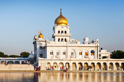 Gurdwara Bangla Sahib, Neu Delhi, Indien und Nepal Rundreise, Architektur
