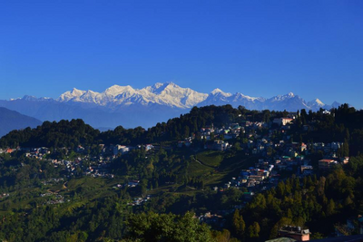 Kanchenjunga, Darjeeling, Indien Kulturreise, Bergkulisse