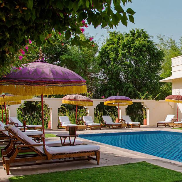 Willkommen im The Oberoi Vanyavilas Wildlife Resort, Ranthambore, Indien Reise