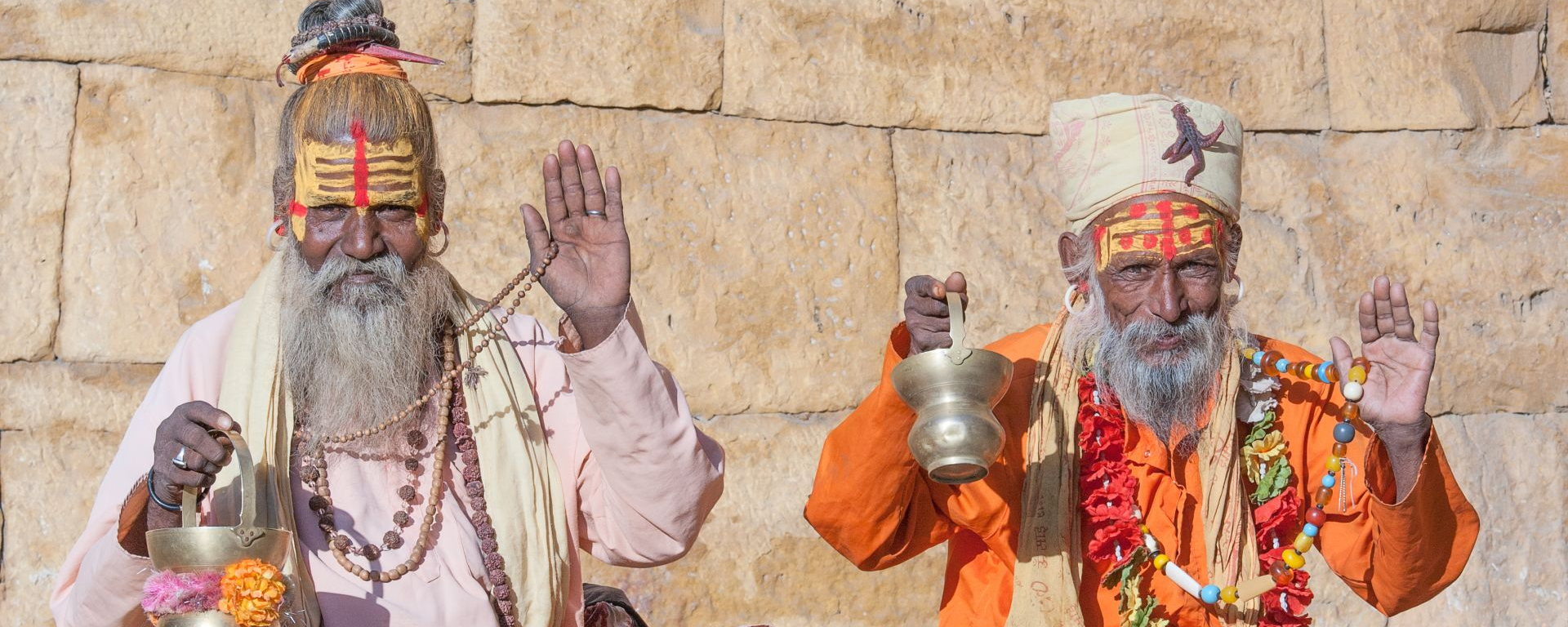 Sadhus, Varanasi, Indien Reise