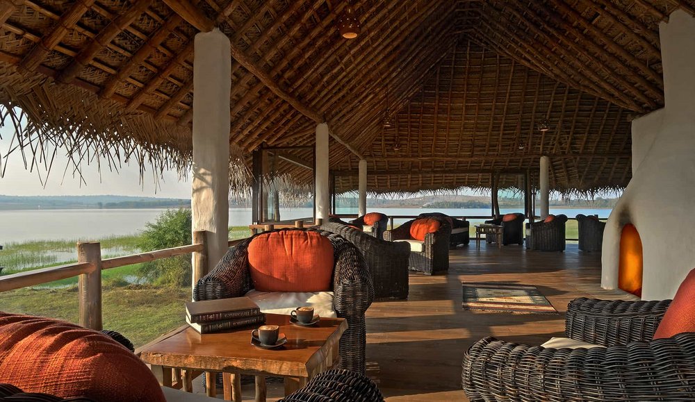 Lounge, Evolve Back Kuruba Safari Lodge, Kabini, Indien Reisen