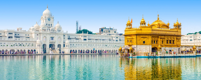 Goldener Tempel in Amritsar, Indien Reise
