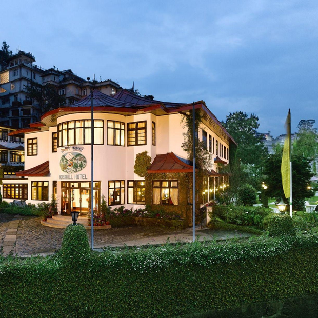 Rundreise Indien, Außenansicht, The Elgin Nor-Khill, Gangtok, Indien