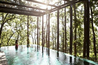 Pool der Villa, Ananda in the Himalayas, Indien Reisen