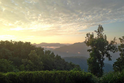 Aussicht, Ananda in the Himalayas, Indien Reisen