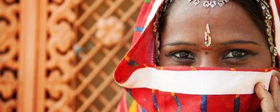 Indische Frau, Indien Reise