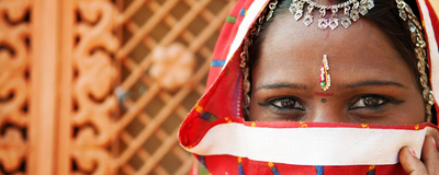 Indische Frau, Indien Reise