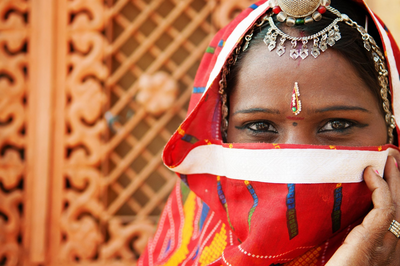 Indische Frau, Indien Reise