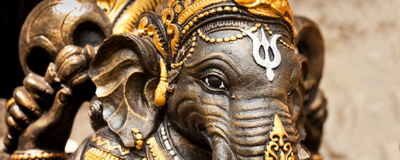 Ganesha Statue, Indien Reise