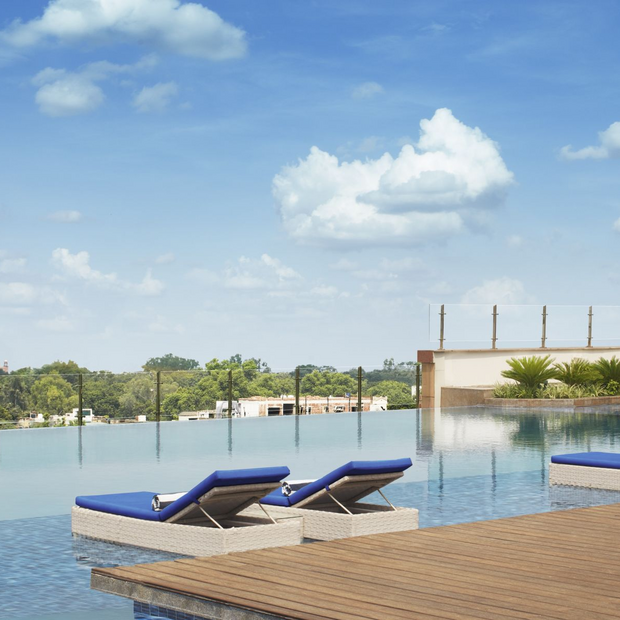 Pool, Taj Hotel & Convention Centre, Agra, Indien Reise