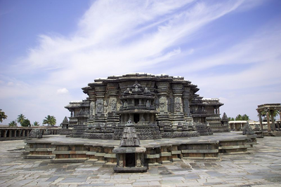 Chenna Kesava Tempel in Belur, Indien Reise