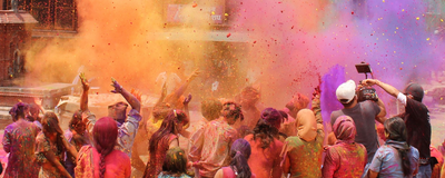 Holi-Fest, Indien Reise
