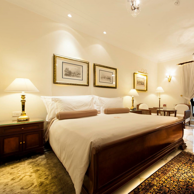 Privatreise Indien, Schlafzimmer, The Imperial, New Delhi, Indien