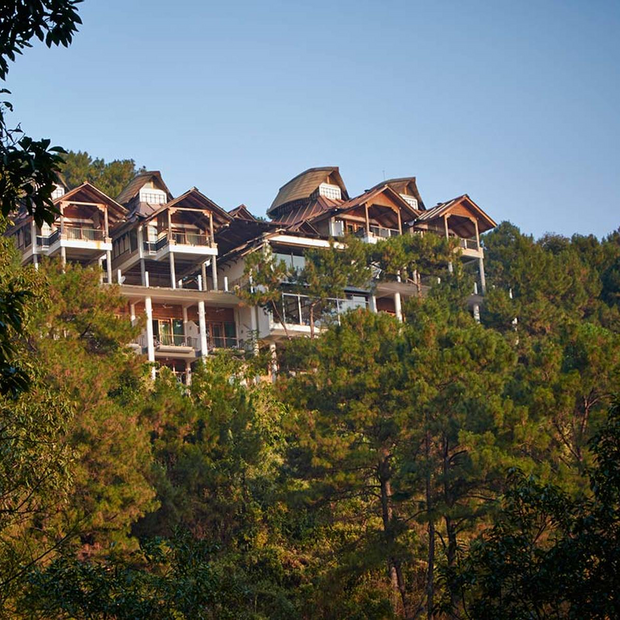 Panorama, Ri Kynjai Serenity by the Lake, Shillong, Indien Rundreise