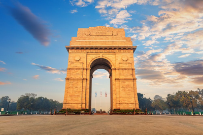 Indien Reise, India Gate Trumphbogen, Delhi