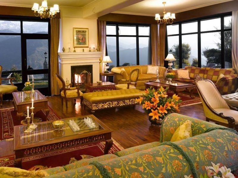 Luxusreise Indien,Wohnzimmer, The Elgin Mount Pandim, A Heritage Hill Resort & Spa, Pelling, Indien