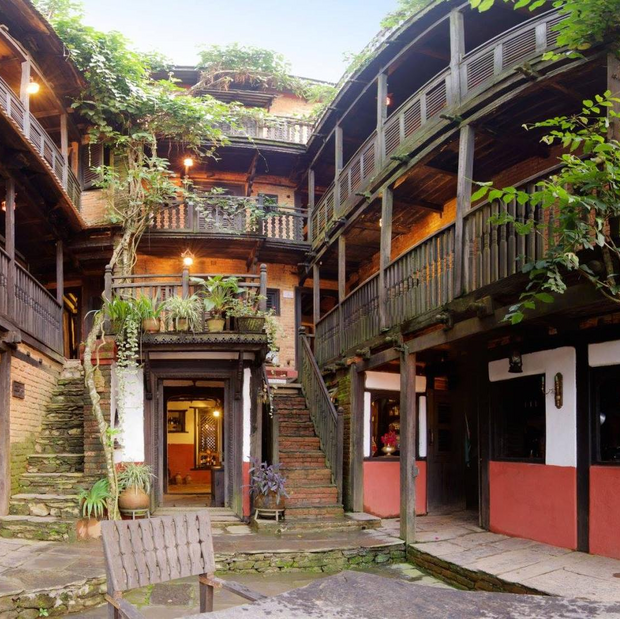 Außenansicht, The Old Inn, Bandipur, Nepal Rundreise