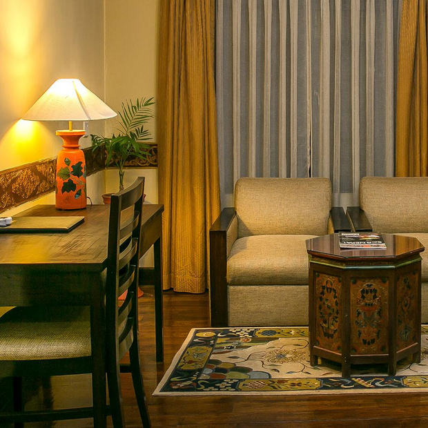 Schlafzimmer, Hotel Tibet International, Kathmandu, Nepal Rundreise
